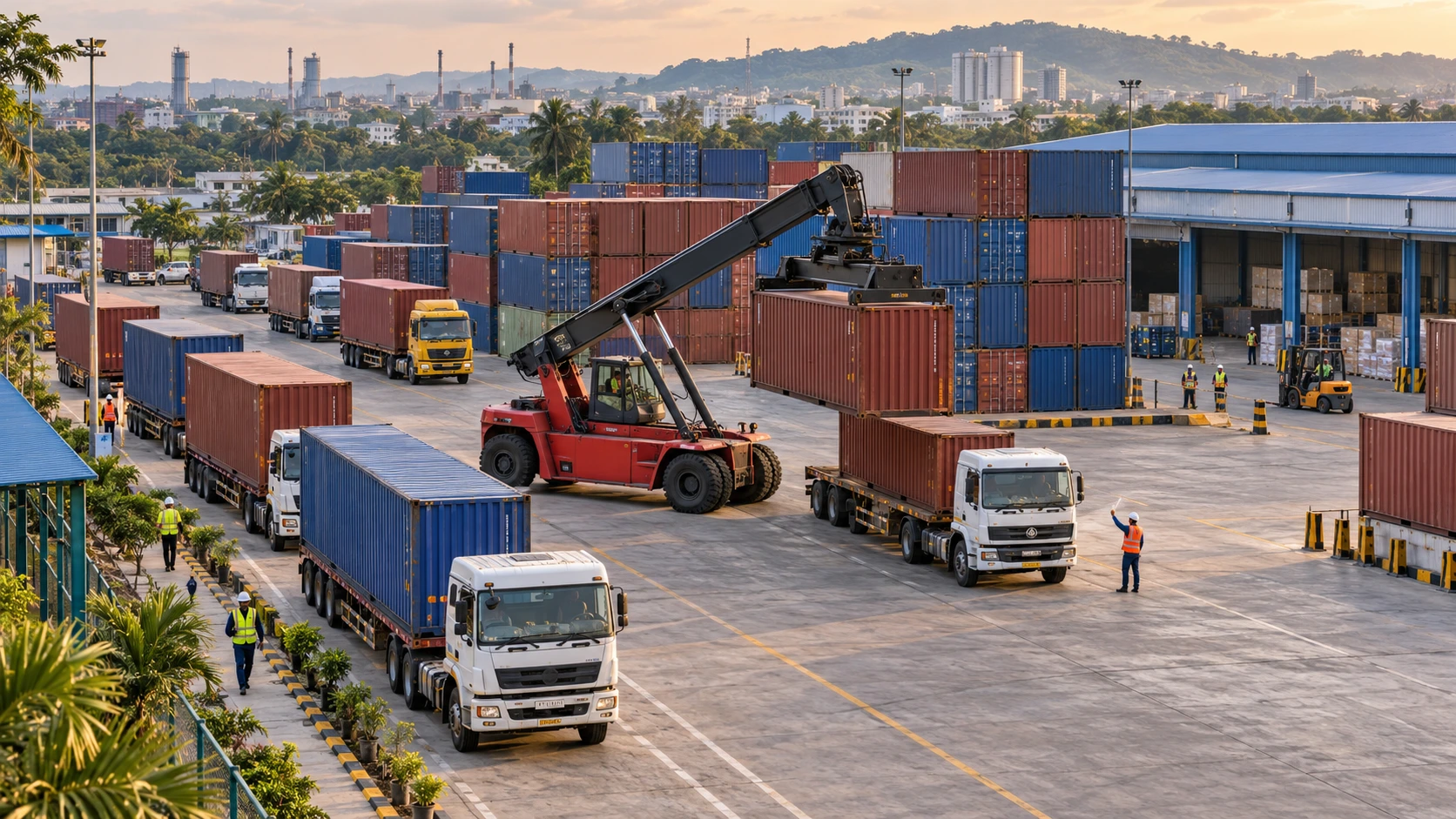 Container yard